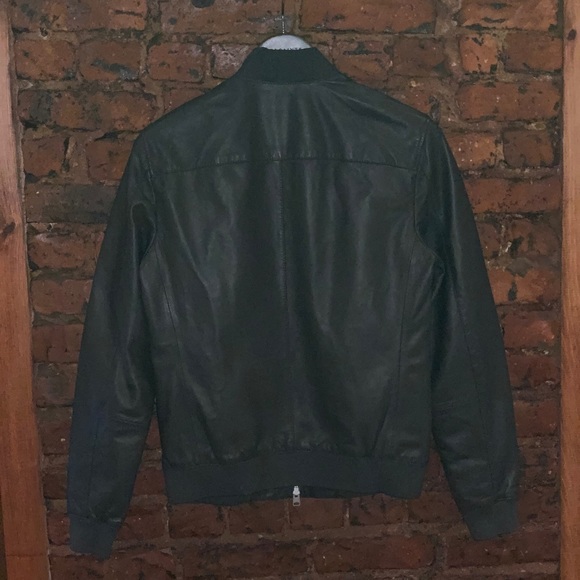 Bales Leather Bomber Jacket